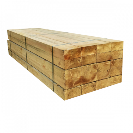 20 x Traverses de bois (Vert traité) UC3 | 3 m x 200 mm x 100 mm